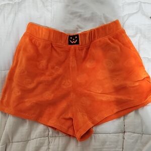 Orange Halloween Women's Shorts